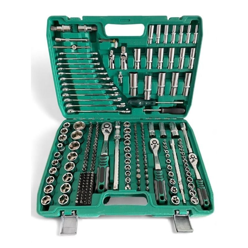 216 Parça Profesyonel Lokma ve Cırcır Anahtar Takımı 1/2'' - 1/4'' - 3/8''