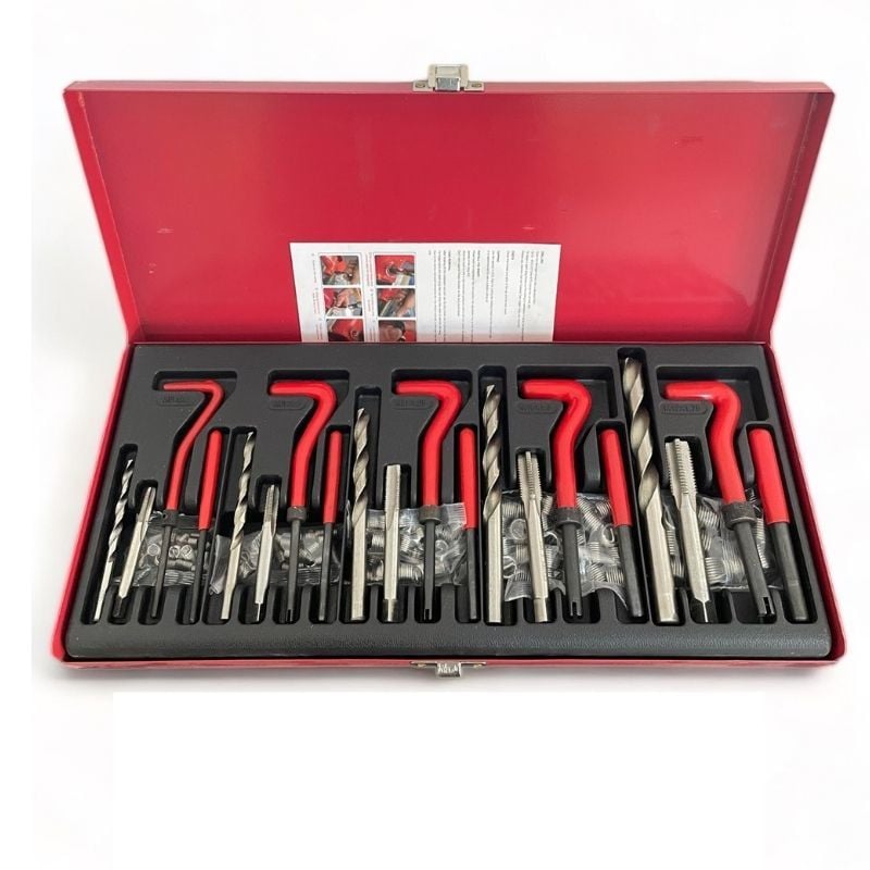 131 Parça Helicoil Diş Tamir Seti M5, M6, M8, M10, M12
