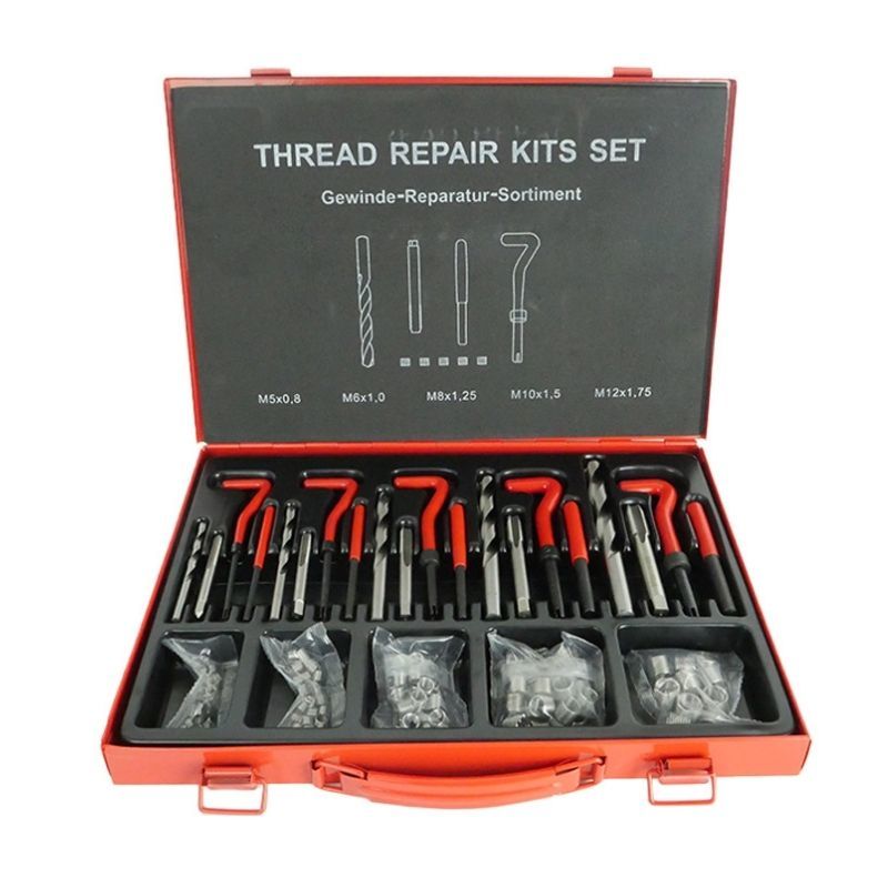 131 Parça Helicoil Diş Tamir Seti M5, M6, M8, M10, M12 VT01078B