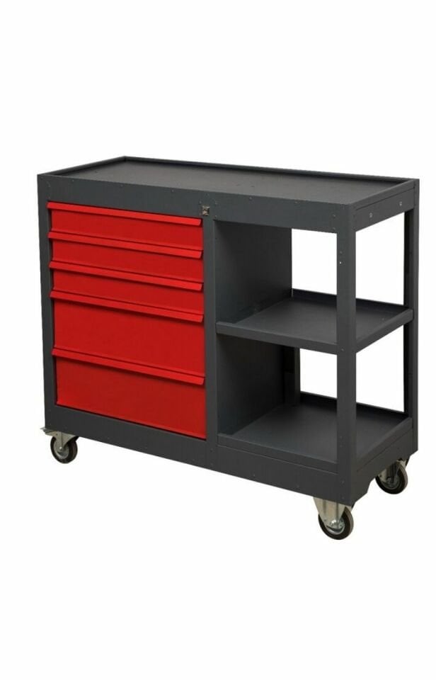 Profesyonel Raflı Takım Arabası