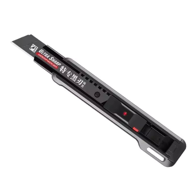 18 mm profesyonel Maket Bıçağı Ağır Hizmet Tipi Emniyet Kilitli ve Yedek Bıçaklı