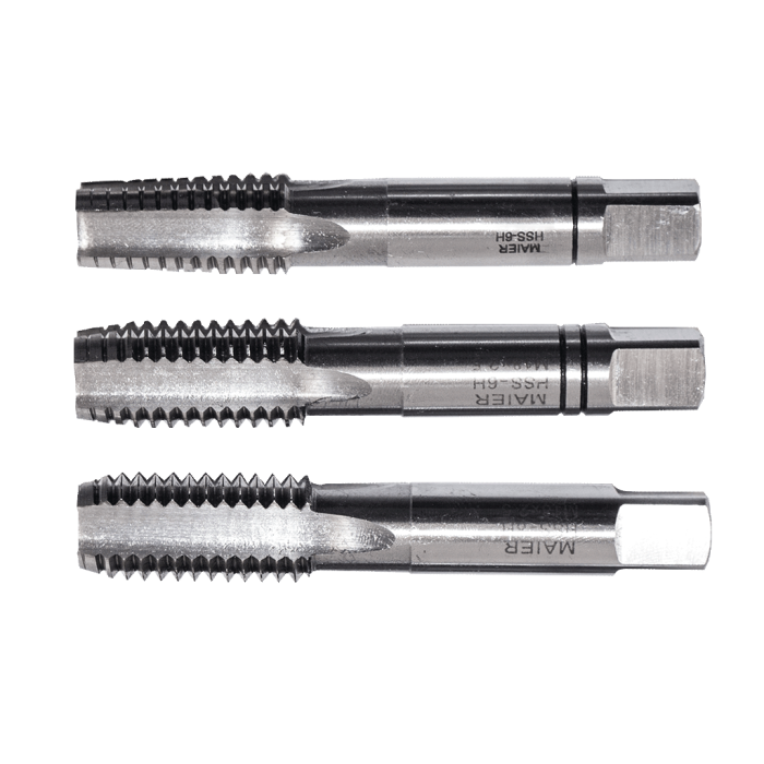 M8x1.25 Sol 3 Parçalı Takım El Kılavuzu DIN-352 HSS-M2AL MKS35208