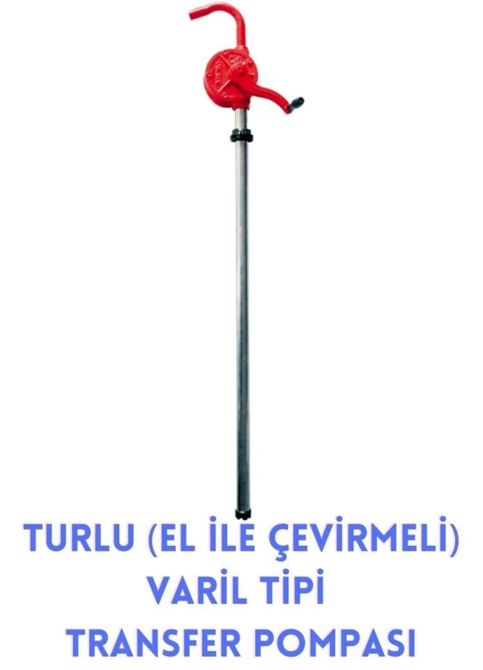 Turlu (Çevirmeli) Varil Tipi Yakıt Transfer Pompası MTVTP1