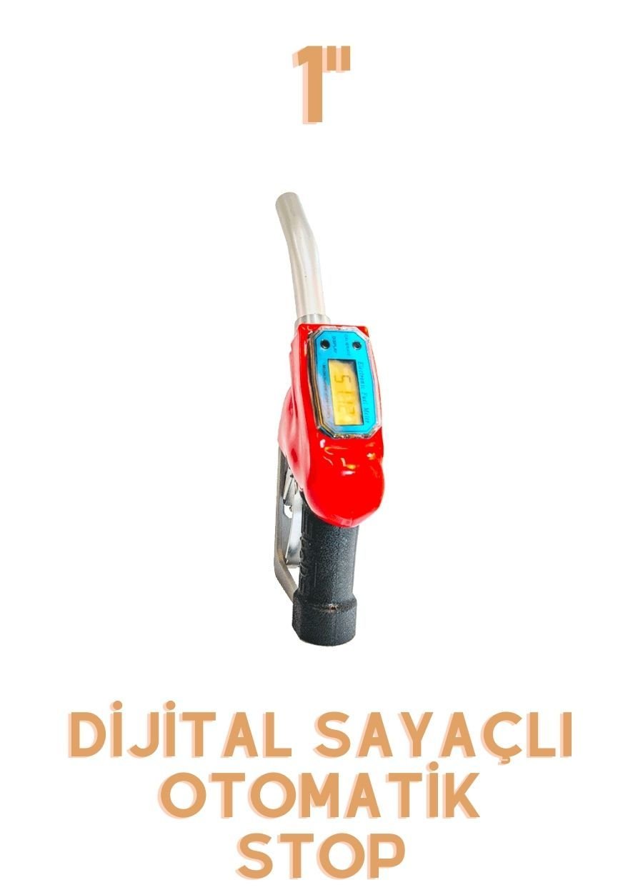 1'' Dijital Sayaçlı Otomatik Stop Yakıt Tabancası MTTST60