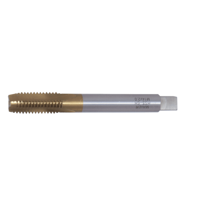 M4x0.7 Titanyum Kaplı Düz Makine Kılavuzu DIN-371/C HSS-M2AL MK371TC04