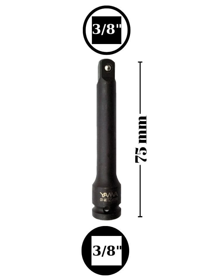 75 mm 3/8'' Havalı Ara Uzatma Kolu YAHU3875