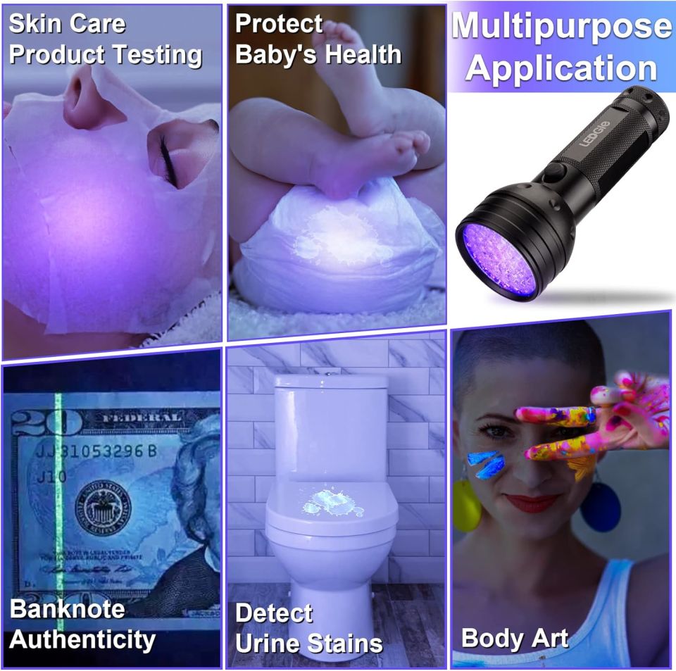 Ultraviyole UV Led Fener Pilli 395-400 nm NTLUV1017