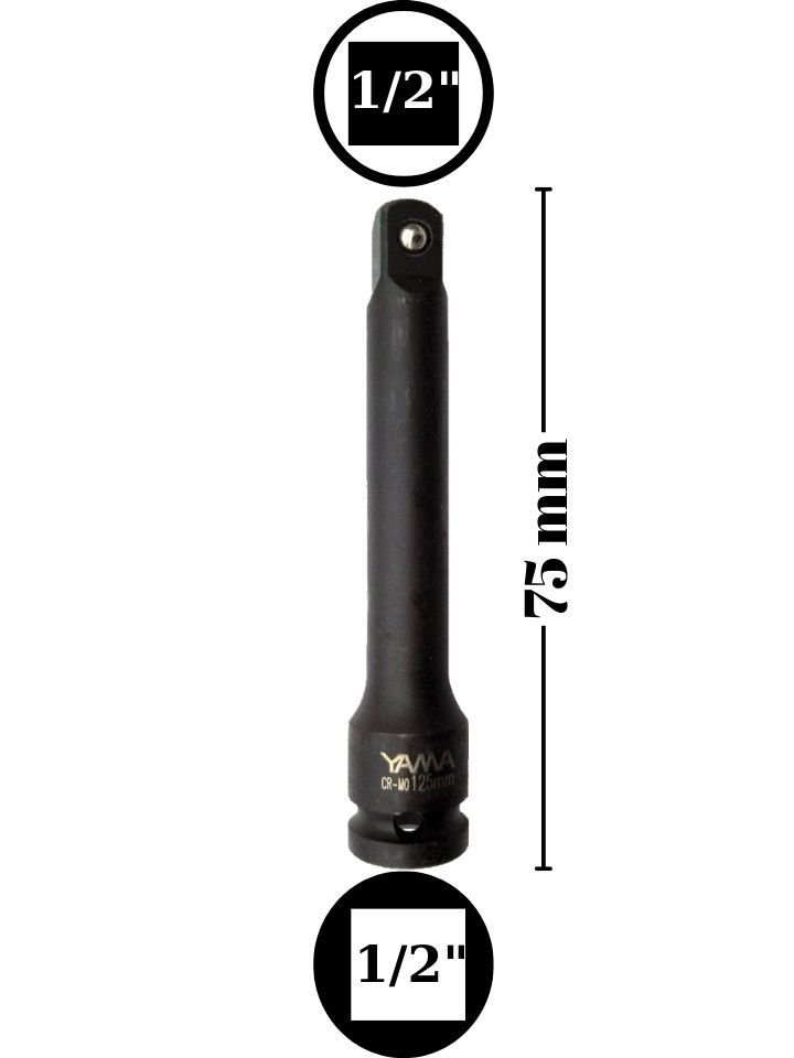 75 mm 1/2'' Havalı Ara Uzatma Kolu YAHU1275
