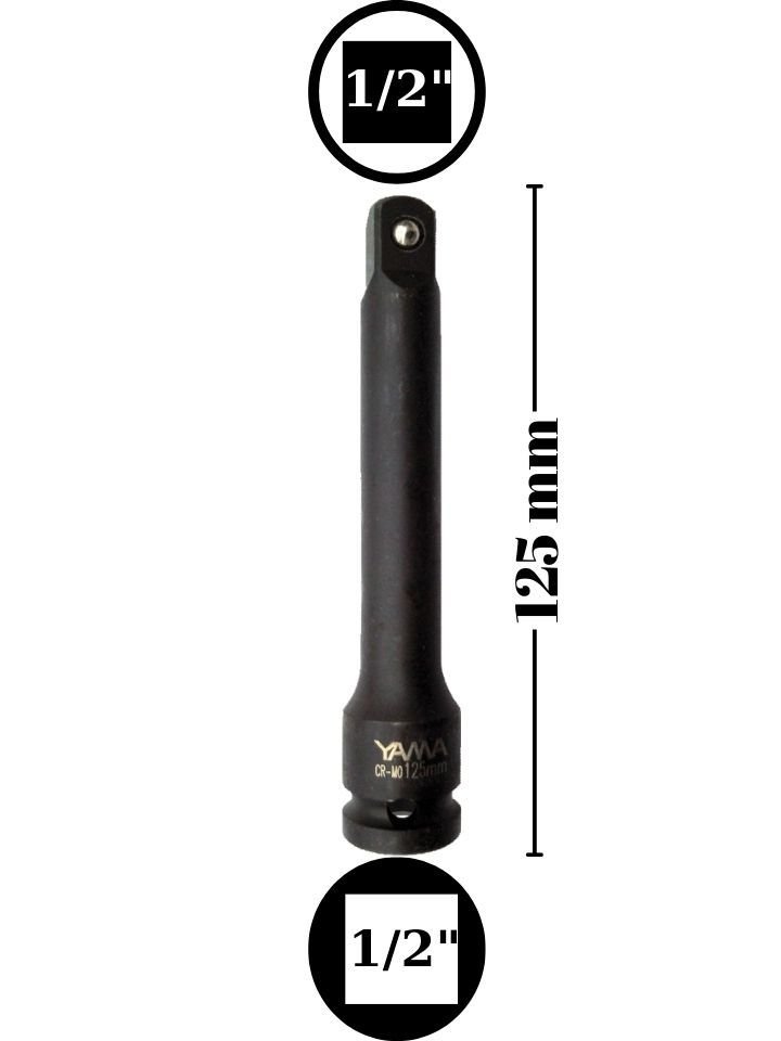 125 mm 1/2'' Havalı Ara Uzatma Kolu YAHU12125