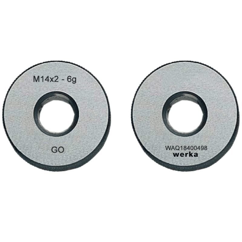 M30x3.5 Metrik Diş Vida Halka Mastar Geçer Geçmez İkili Takım 5110-30-19GN