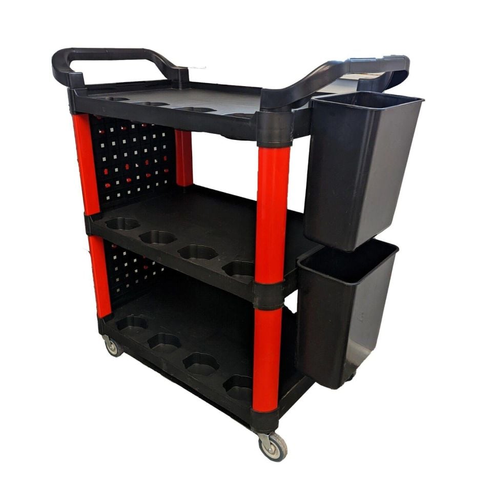 Oto Detay Temizlik Malzeme Taşıma Arabası NTTC02