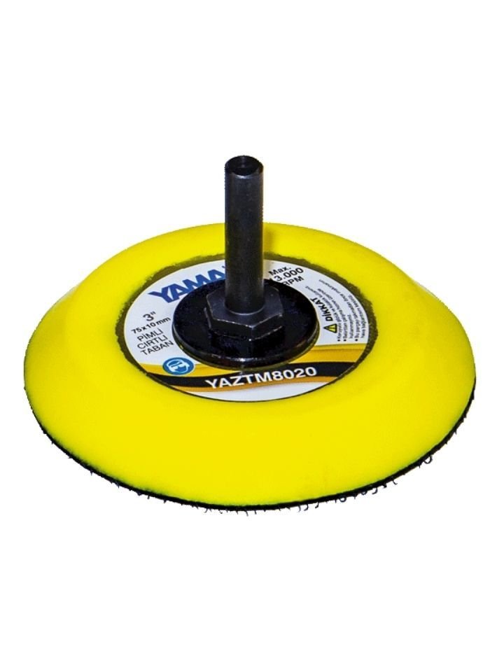 75 x 10 mm Pimli Orta Sert Cırtlı Zımpara Tabanı YTM8020
