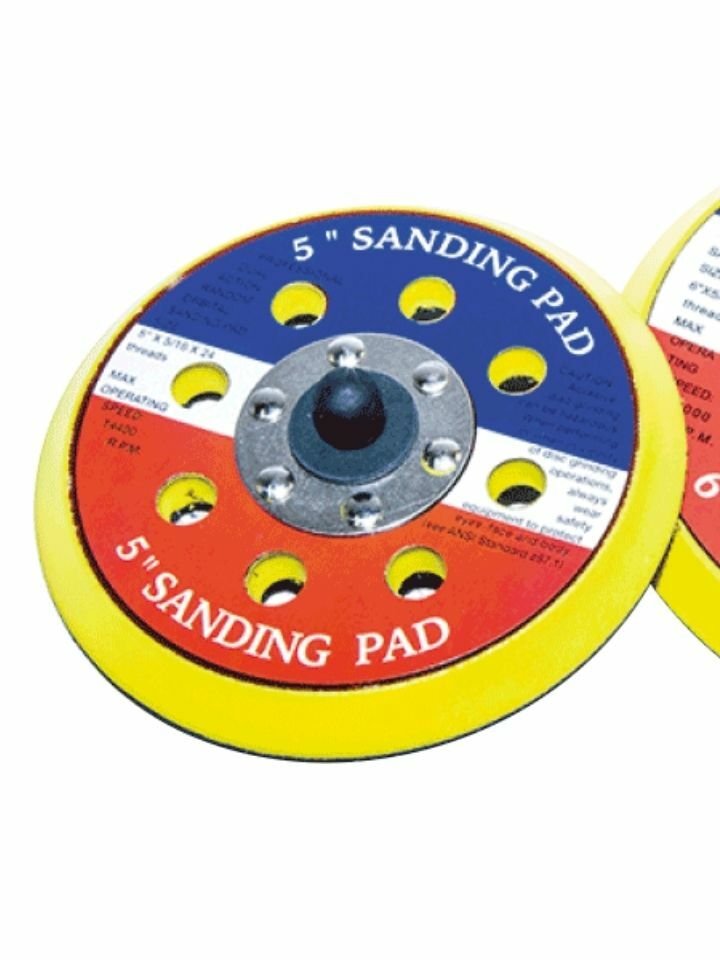 YAMA 125 mm Cırtlı Delikli Orta Sert Ekonomik Zımpara Tabanı YTE3123