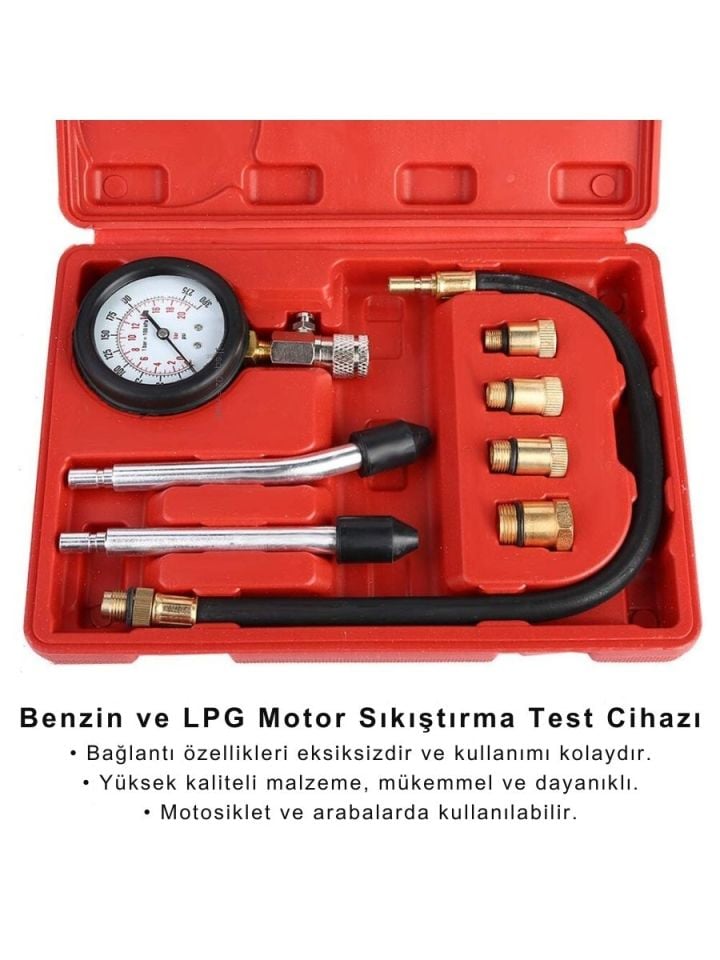 Benzinli ve LPG li Motor Kompresyon Test Cihazı NT0031