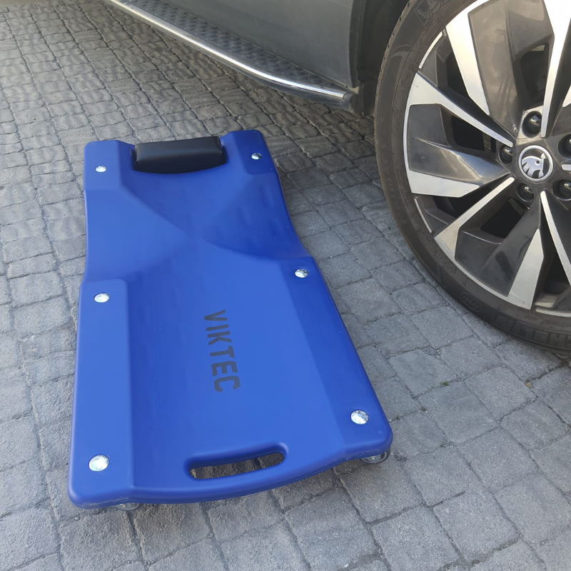 Araç Altı Yatma Tahtası Tamirci Kızağı Mavi Renk VT01386C