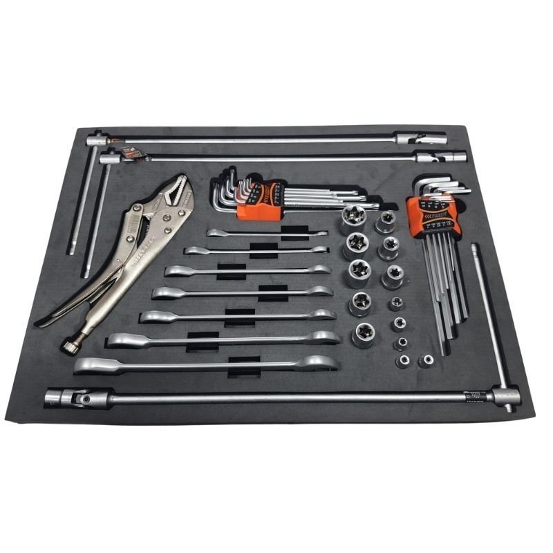 VIKTEC 42 Parça E Lokma - L ve Torx Allen - Mafsallı T Kol ve