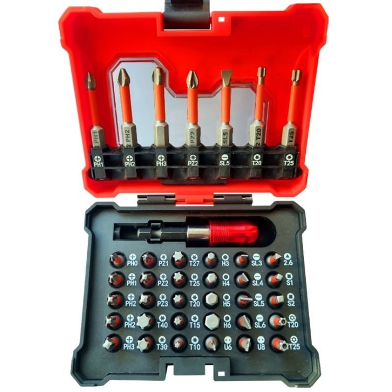 38 Parça 1/4'' S2 Bits Set NCSETH038