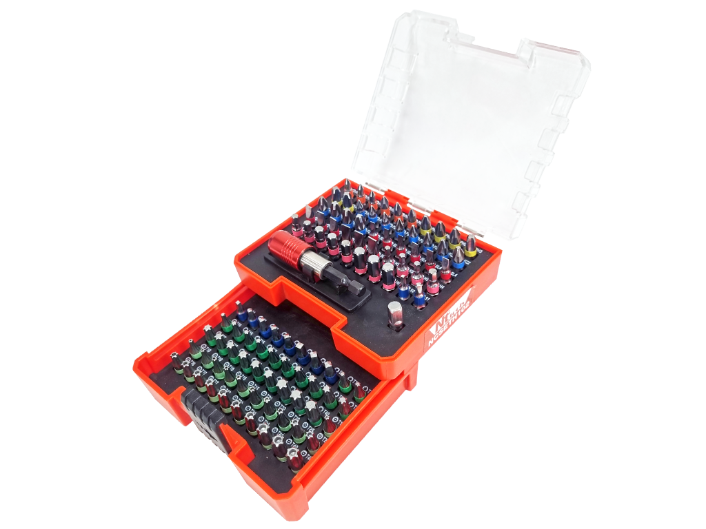 102 Parça 1/4'' S2 Bits Set NCSETH102