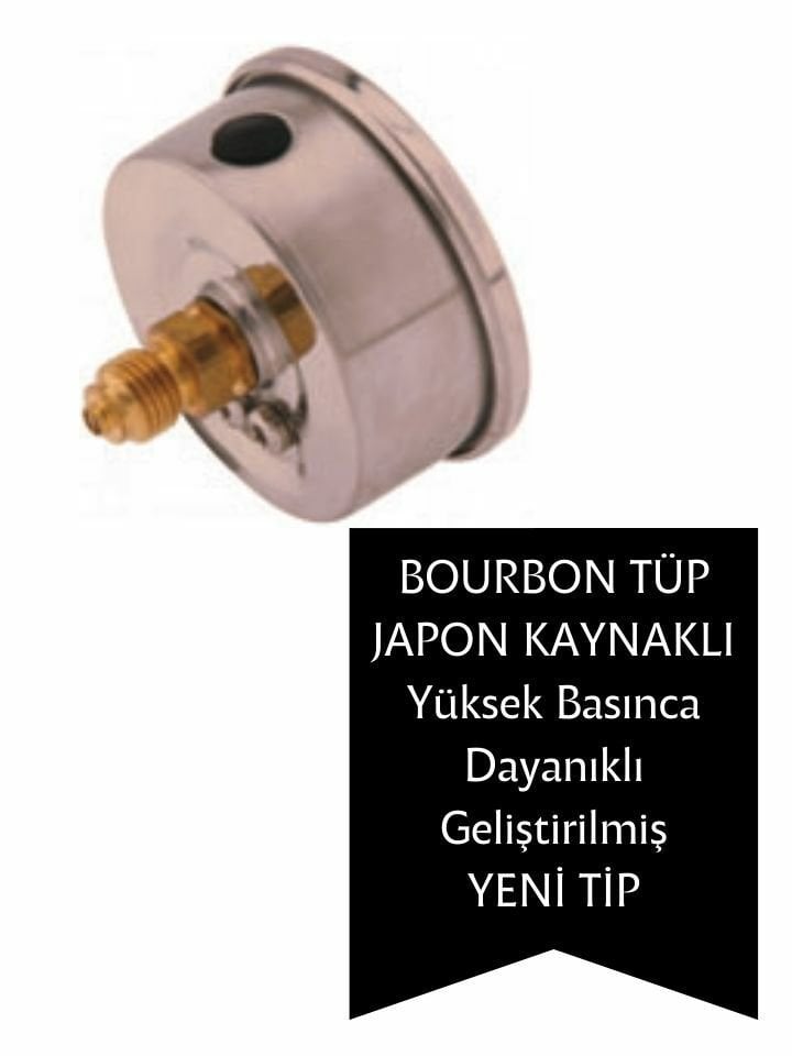 400 Bar Bourbon Tüp Arkadan Çıkışlı Manometre MIGPJ63400R