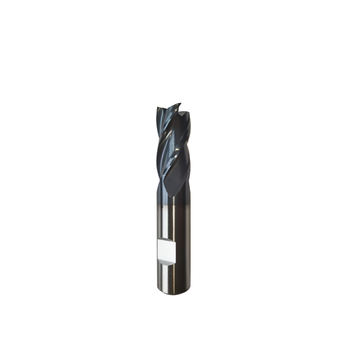 8,5 mm 4 Ağızlı HSS-E Özel Kaplamalı Parmak Freze DIN 844 901.0844.C08510