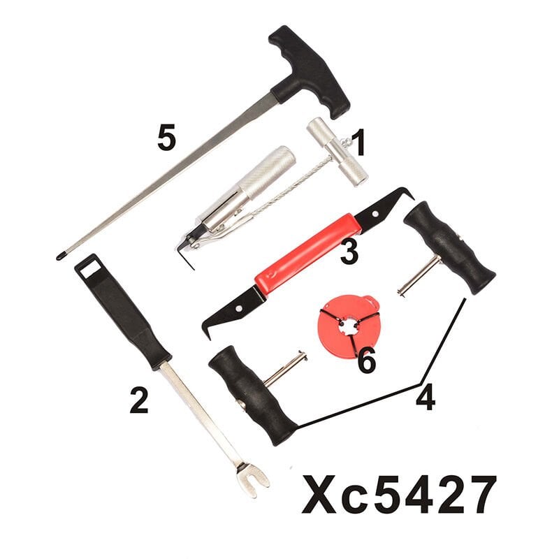 8 Parça Oto Cam Fitili Sökme Takma Seti