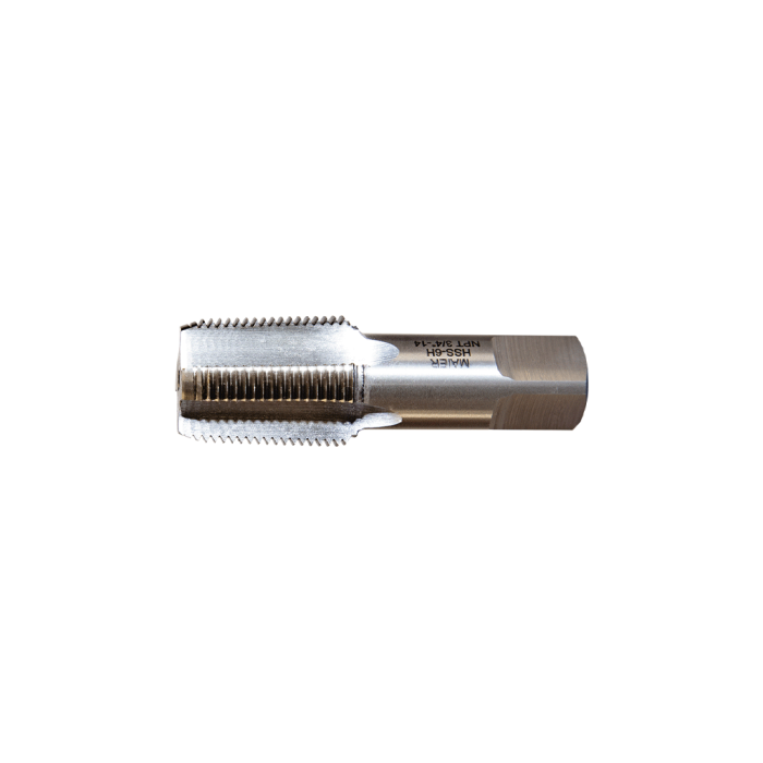 NPT 1/8''x27  Düz Konik Boru Kılavuzu NPT 1:16 EN-22568/C HSS-M2AL MKNPT18
