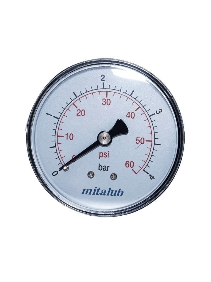 12 Bar Metal Gövde Arkadan Çıkışlı Manometre MIM5012MR