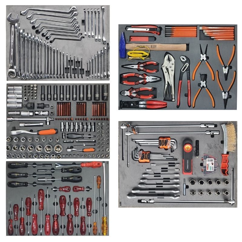 305 Parça Kapsamlı 7 Çekmeceli Dolu Takım Arabası XL