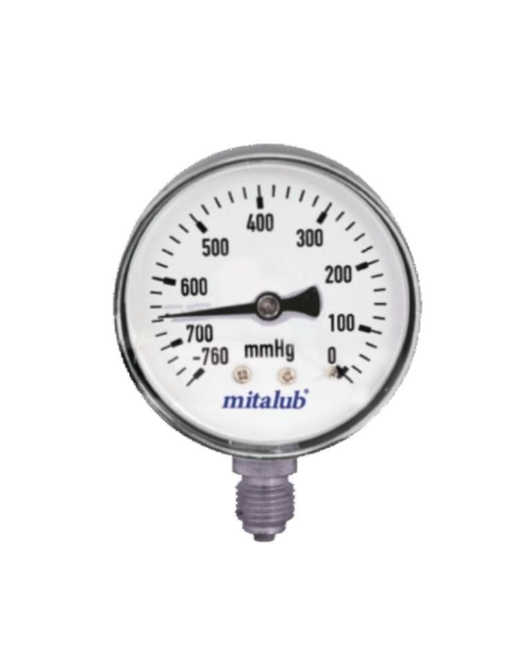 Metal Gövde Vakummetre Alttan Çıkış MIV100MB