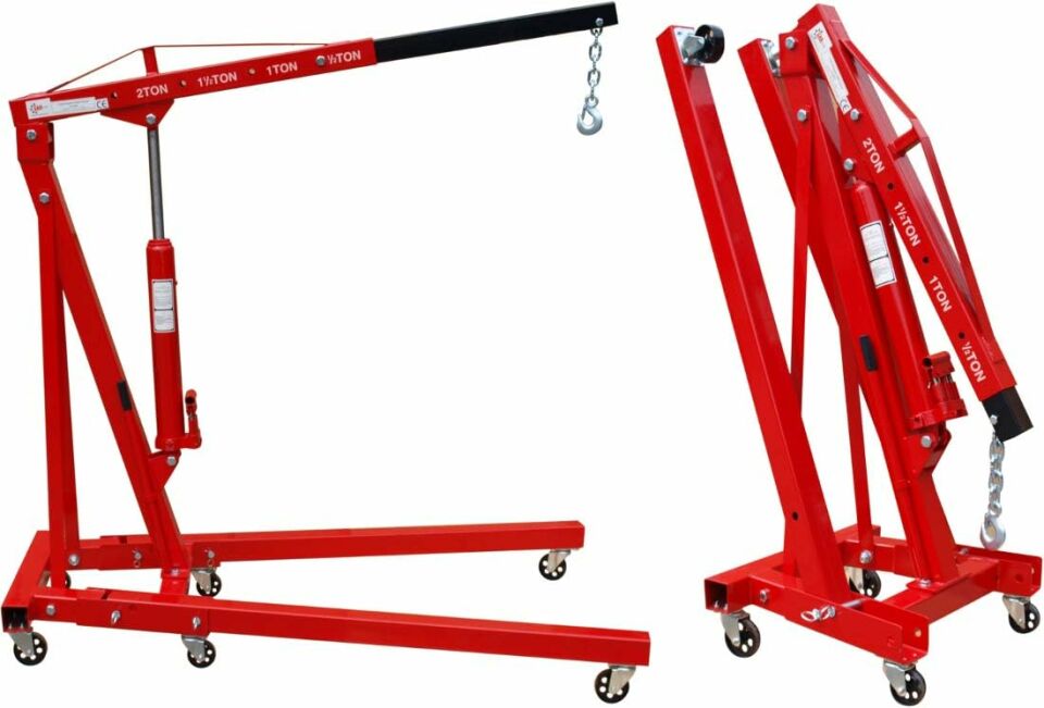 2 Ton Katlanır Tekerlekli Hidrolik Vinç GTL10012