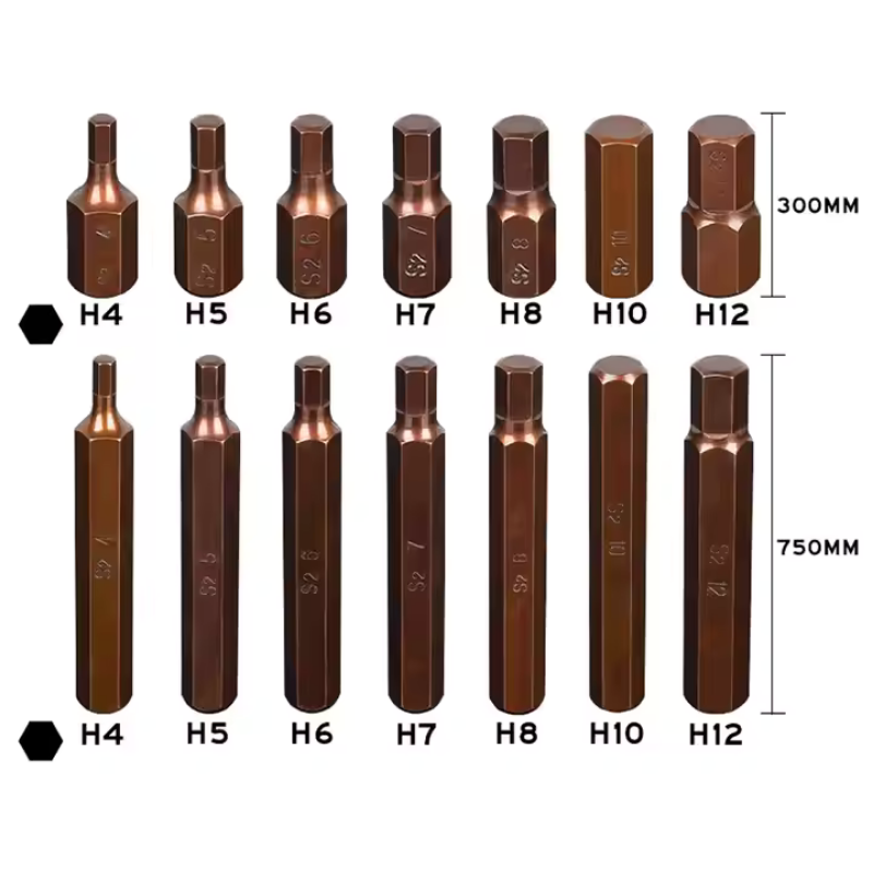 40 Parça Bits Uç Seti Torx Allen ve Spline (s2 Çelik Malzeme)
