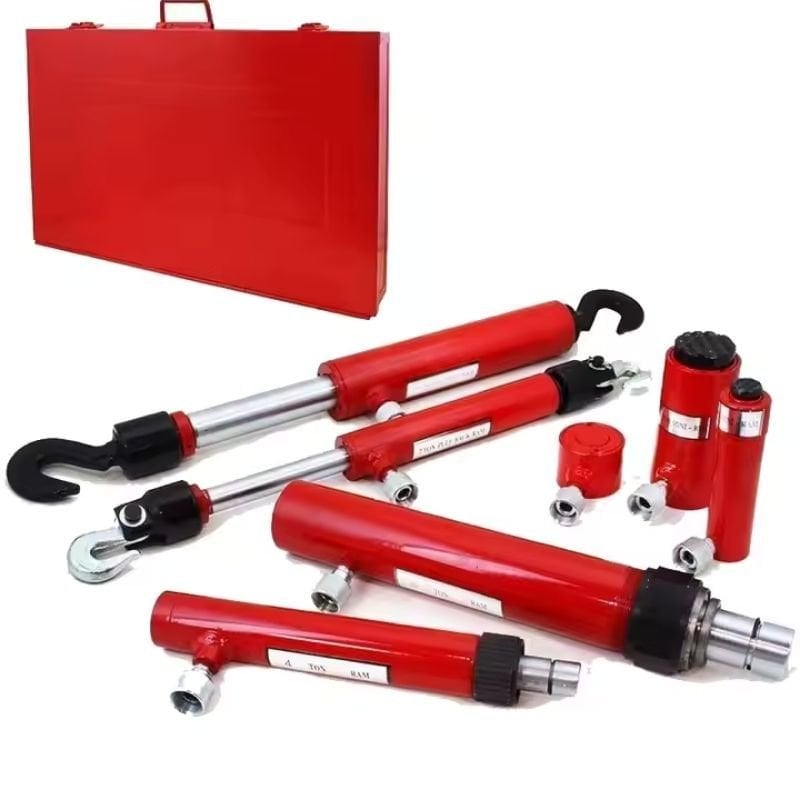 7 Parça Oto Şase Kaporta Doğrultma İttirme ve Çektirme Seti