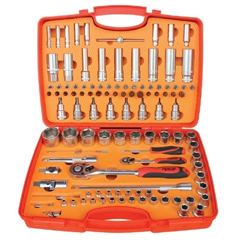 110 Parça 1/2” - 1/4” 6 Köşe Lokma Takımı 006-RC1011