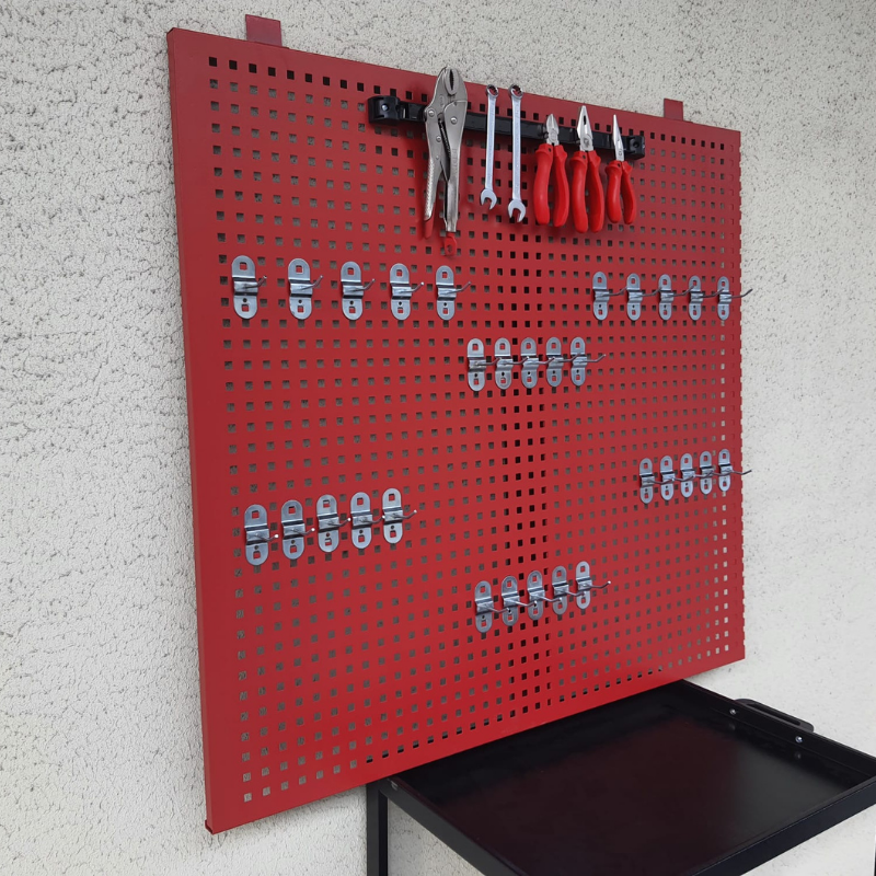 1 Metre Delikli Metal Takım Asma Panosu