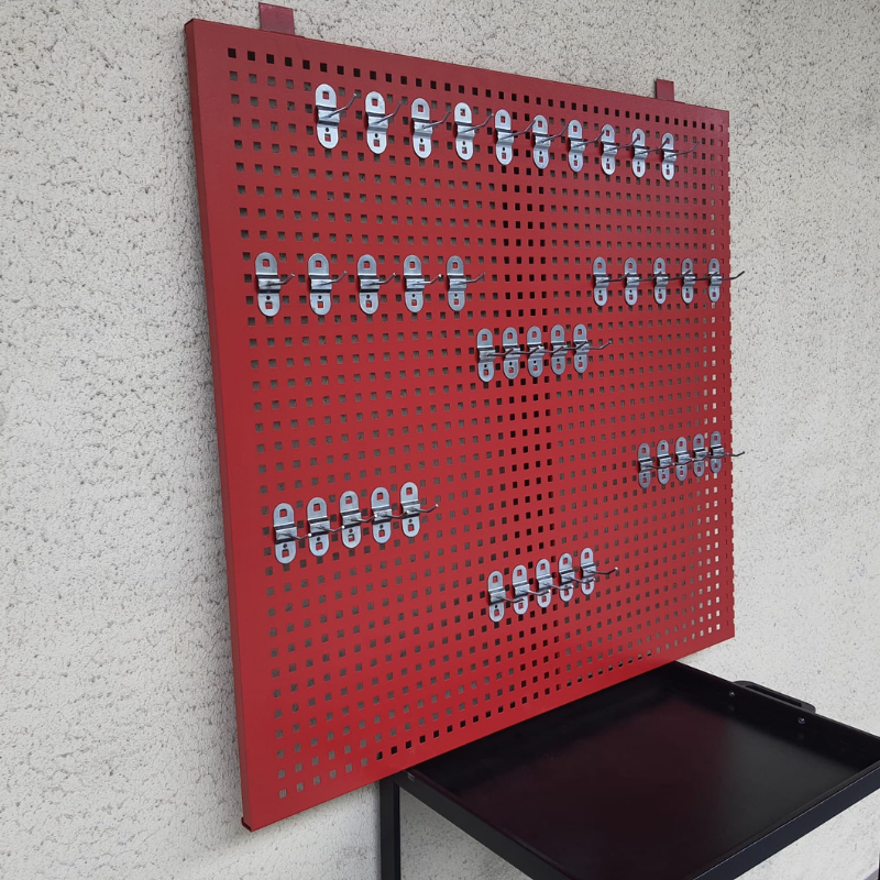 100 cm Delikli Metal Takım Asma Panosu