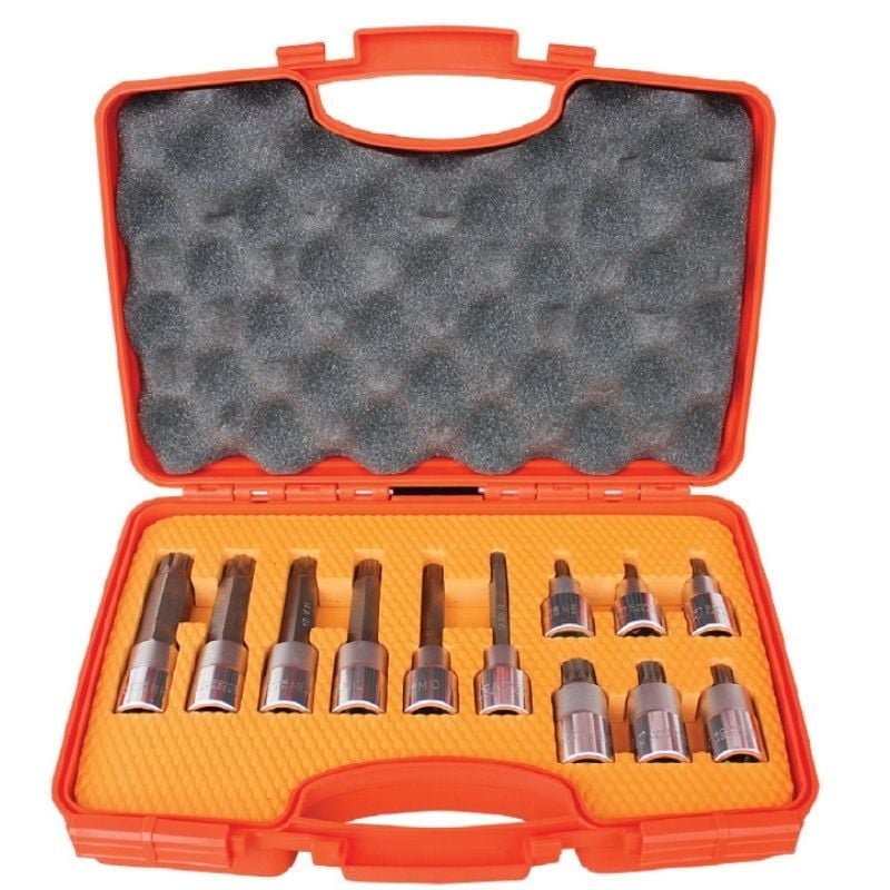 12 Parça 1/2'' M Tipi Lokmalı Bits Uç Seti 007-RC7004