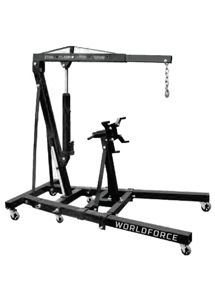 2 Ton Motor Toplama Standlı Hidrolik Vinç 11544