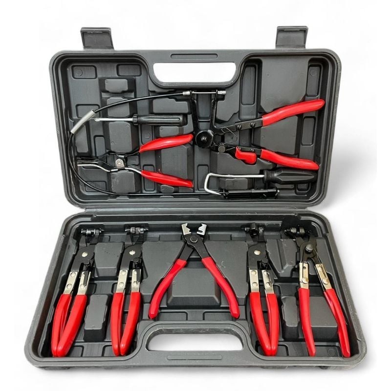 9 Parça Hortum Kelepçe Pense Seti