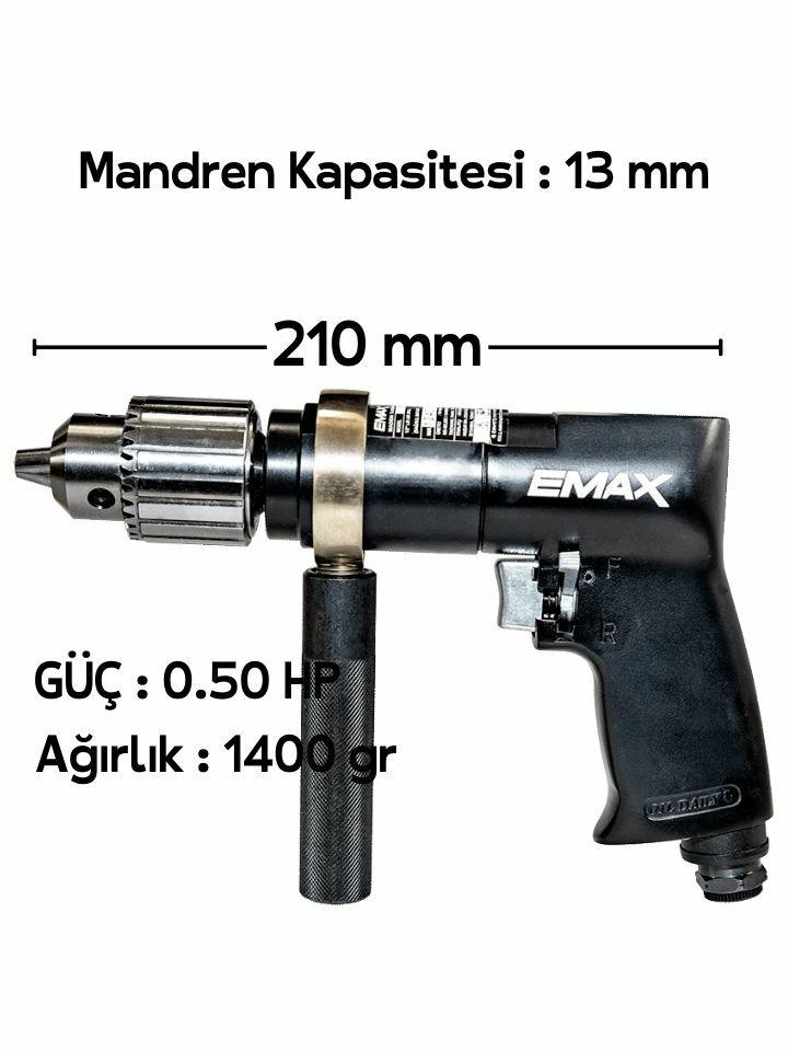 13 mm Havalı Matkap ET-1240