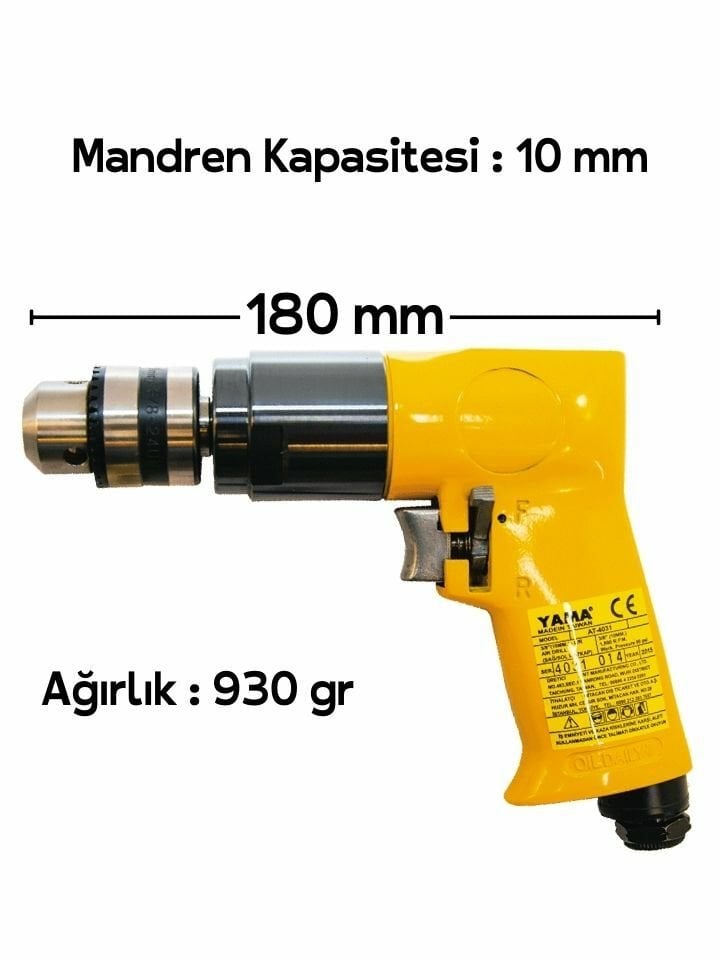 10 mm Havalı Matkap AT-4031