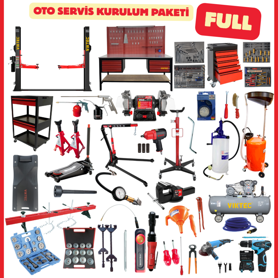 Full Oto Servis Kurulum Paketi GOLD PAKET