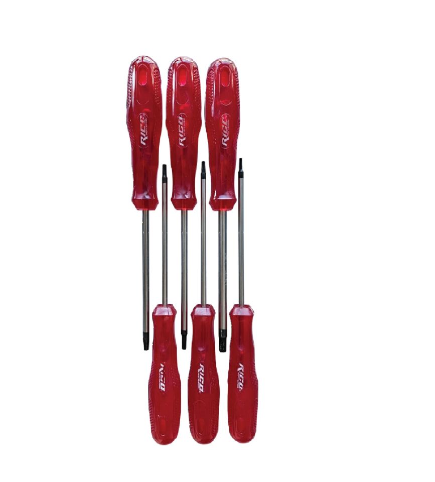 6 Parça Delikli Torx Star Tornavida 003-RT2523
