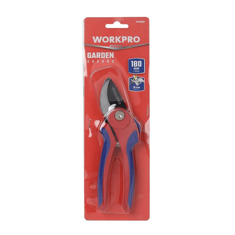 WORKPRO WP332001 180mm Profesyonel Bağ Bahçe Dal Budama Makası