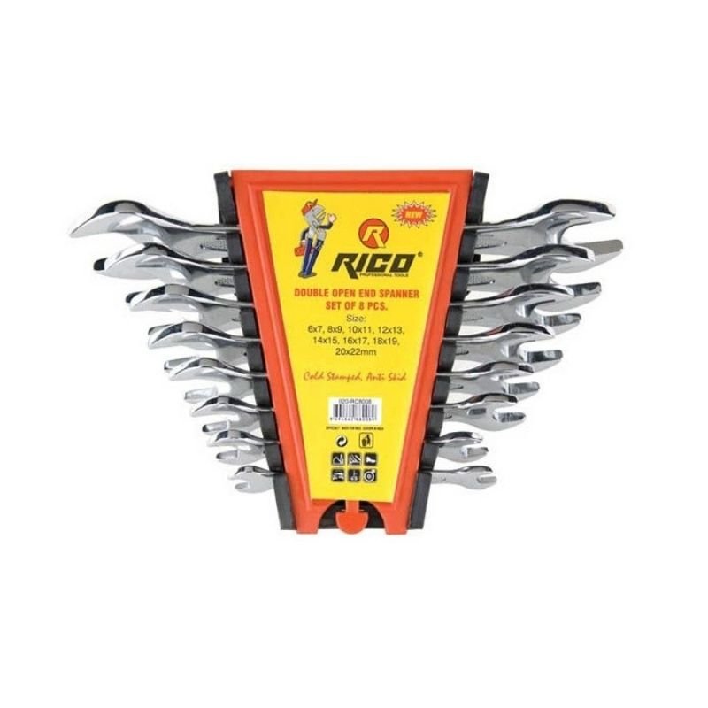 12 Parça Açık Ağız Anahtar Takımı Seti 020-RC8012