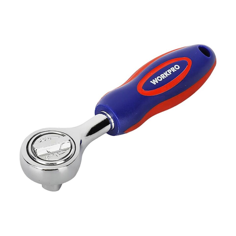 WORKPRO WP200555 1/4'’ 1/2’’ 38 Parça Cr-V Lokma ve Topaç Cırcır Araç Tamir Seti