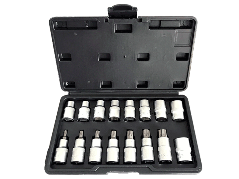 1/2'' Torx ve Dişi Torx (E Tipi) Lokma Anahtar Takımı NCSET83