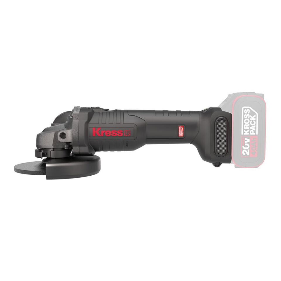 Kress KUH10.9 20Volt 125mm Kömürsüz Profesyonel Şarjlı Devir Ayarlı Avuç Taşlama (Akü Dahil Değildir)
