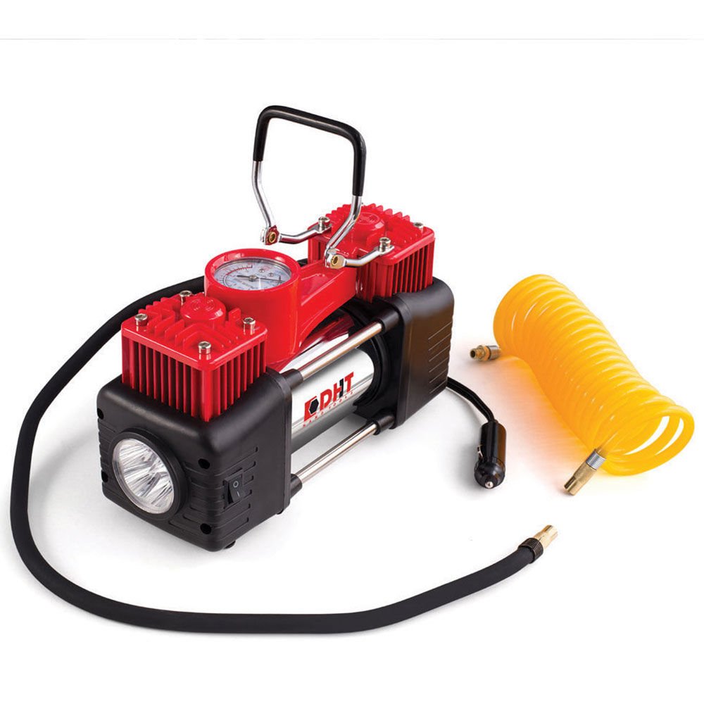 12 Volt Çift Silindirli Mini Araç Kompresörü D12070002