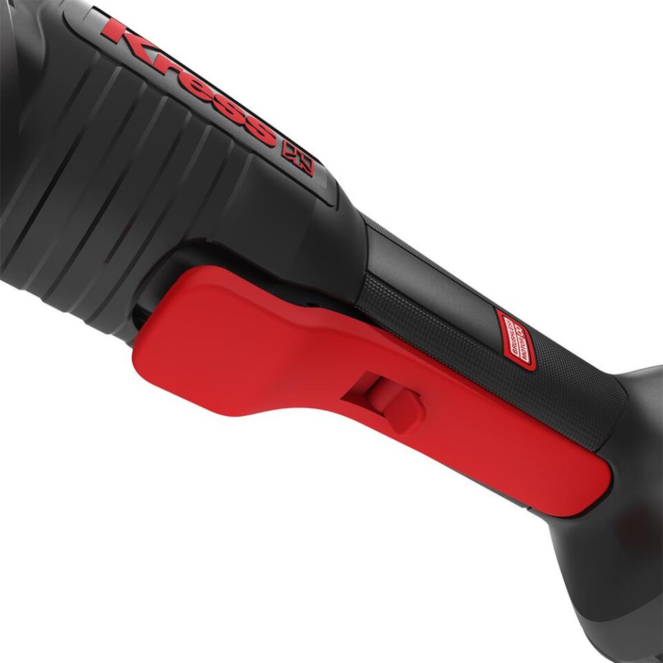 Kress KUH04.1 20Volt 5.0Ah. Li-ion Çift Akülü 125mm Kömürsüz Profesyonel Devir Ayarlı Alttan Tetikli Avuç Taşlama