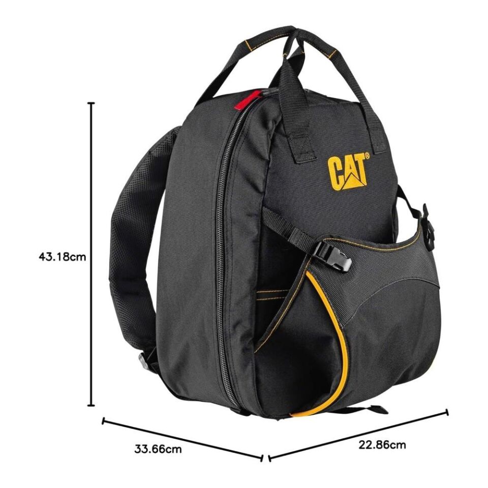 CAT DA980203 17'' Tek Bölmeli Ağır Hizmet Bez Alet Sırt Takım Çantası